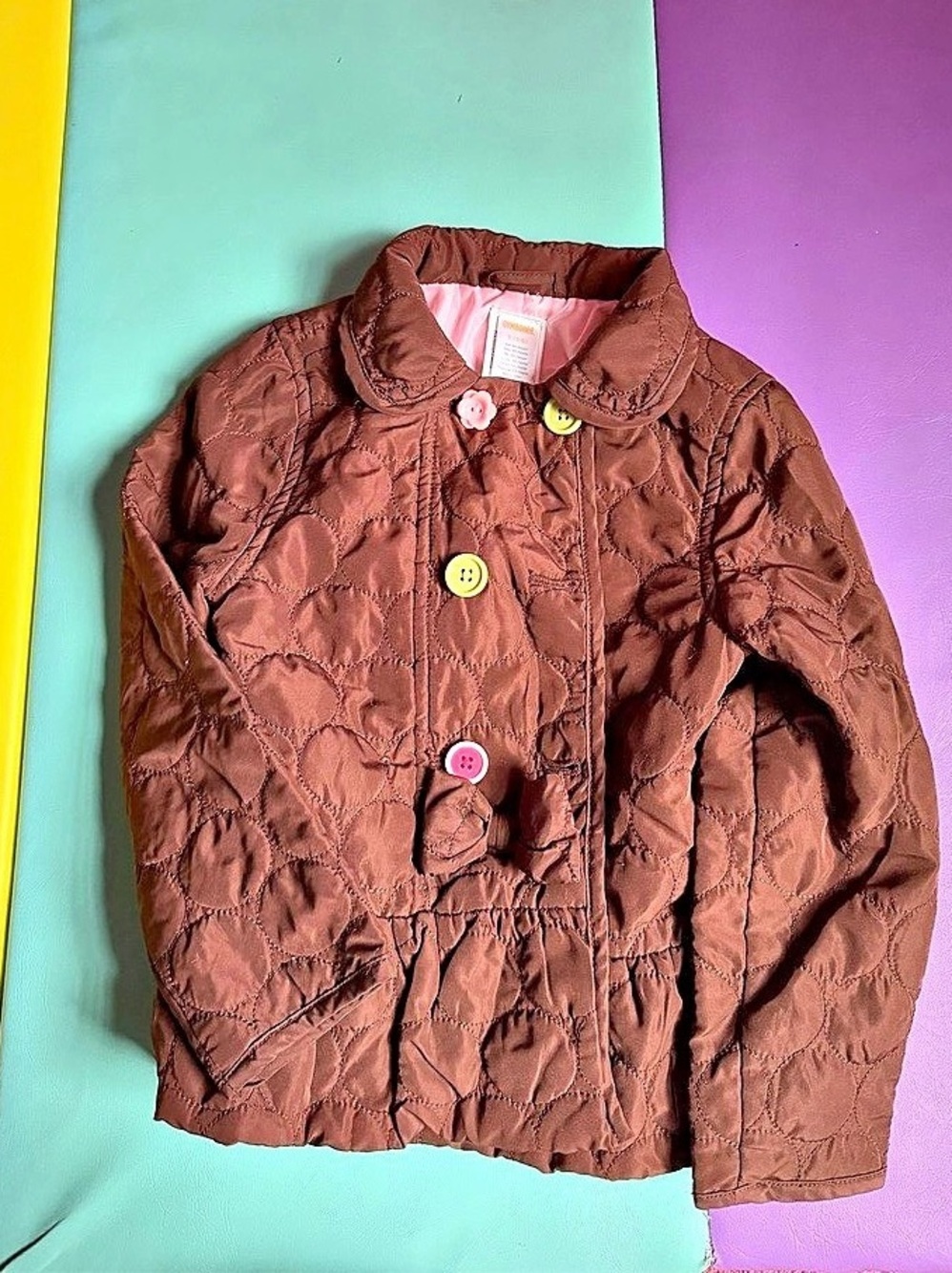Gymboree Quilted Jacket in Brown